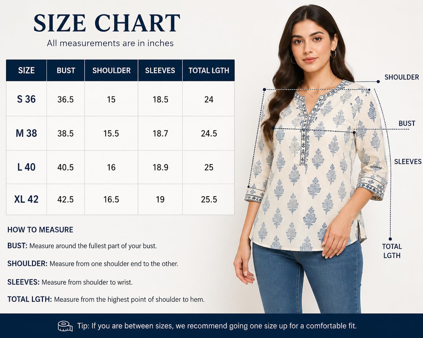 White Floral 3D Embroidered Elegant 3/4 Sleeve Top